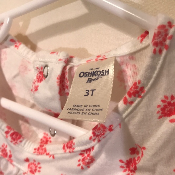 Girls 3T Floral print tee - Picture 3 of 5